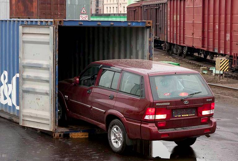 Перевозка авто сеткой из Хабаровска в Санкт-Петербург